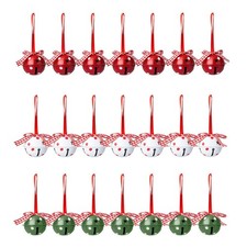  24 Pcs Holiday Ornaments Bell Decoration Cheerful Sound Craft Bells