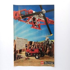 1991 LEGO Technic Hubschrauber Werbeanzeige Werbung Reklame Advertising