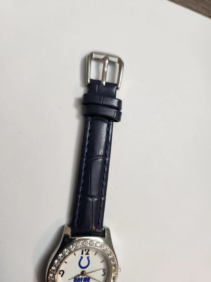 Ladies Crystal Indianapolis Colts Watch. New Band And Battery - Image 2 of 4