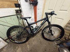 Canyon Nerve XC Mountain Bike Full Suspension, 26-inch Wheels, Black