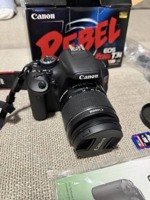 Canon EOS Rebel T3i DSLR Camera with EF-S 18-55mm + Extras
