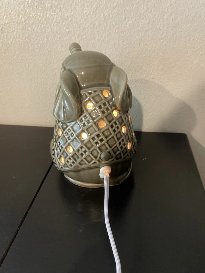 Ceramic Elephant Accent, Desk, Lamp, Night, Light Fairy Light - Image 3 of 4