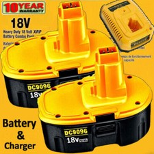 18 Volt for Dewalt 18V Battery /Charger DC9096-2 DC9098 DC9099 NEW replacement