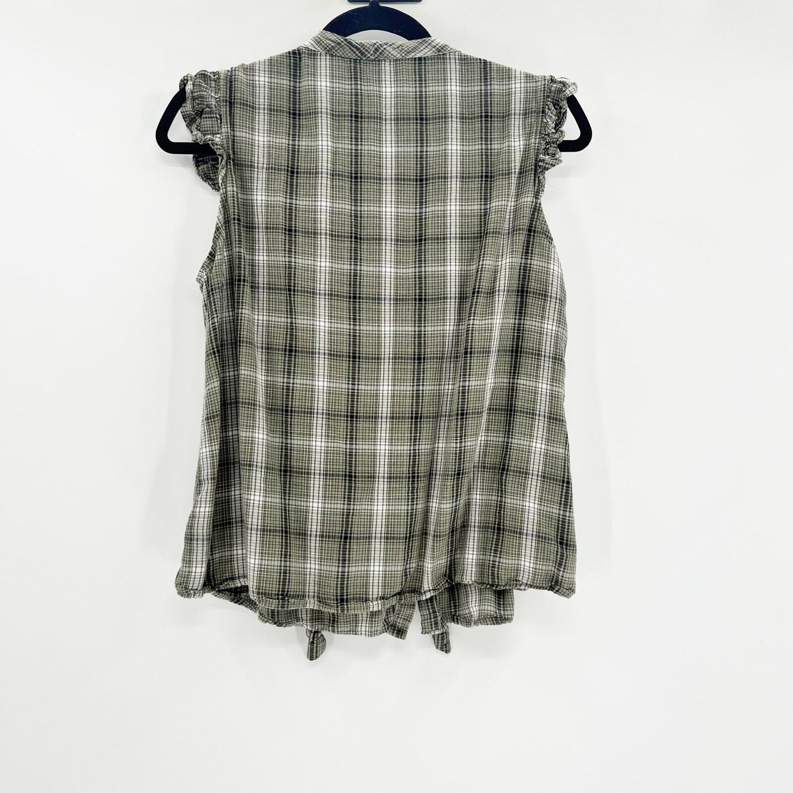 Universal Thread Button Down Blouse Womens Size M… - image 2