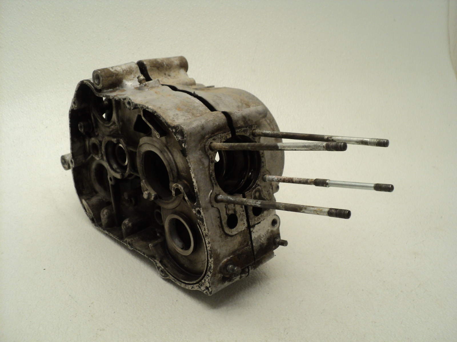 Honda C105T C105 Trail 55 #B244 Motor / Engine Center Cases / Crankcase ...