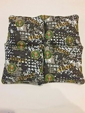 4 Cornhole Bean Bag Set USA Military Army BLK