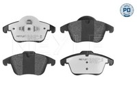 Meyle 025 241 2319/PD Bremsbelagsatz, Scheibenbremse FüR Ford, Land Rover, Volvo