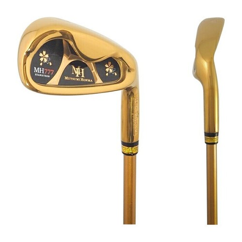 MUTSUMI HONMA Golf IronSet 5-9+PW MH-777 RH Gold One Length graphit FLEX R - Picture 6 of 6