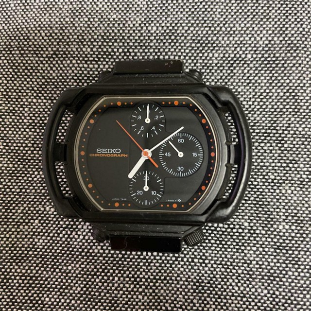 Seiko Giugiaro Men's Black Watch - 7A28 