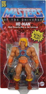 Masters of the Universe Origins ~ HE-MAN ACTION FIGURE ~ MOTU RETRO MODERN