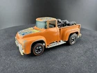 Vintage 1973 Hot Wheels Redline Hi-Tail Hauler  Orange w/ Motorcycles