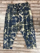 Vivienne Westwood Man Drop Crotch floral Allover Print Pants Size 48