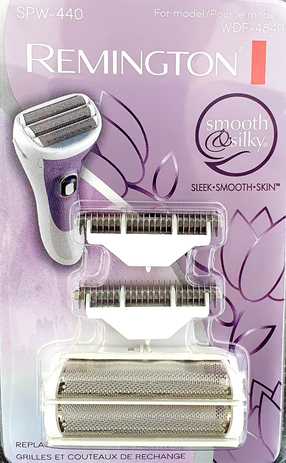 Remington SPW440 Womens Electric Shaver Replacement Screens and Cutters WDF4840