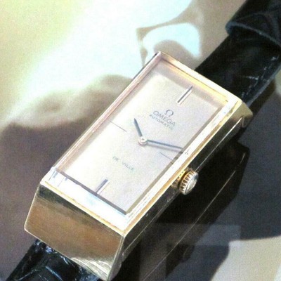 omega rectangular watch