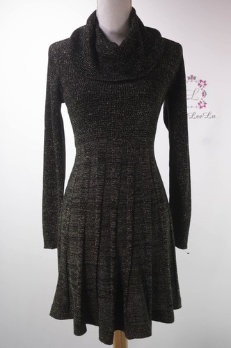 Calvin Klein New Cowl Neck Metallic 