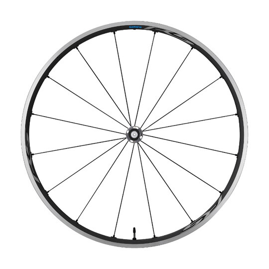 Roue route 700 av blocage jante noir shimano rs500 tubeless moy shiman