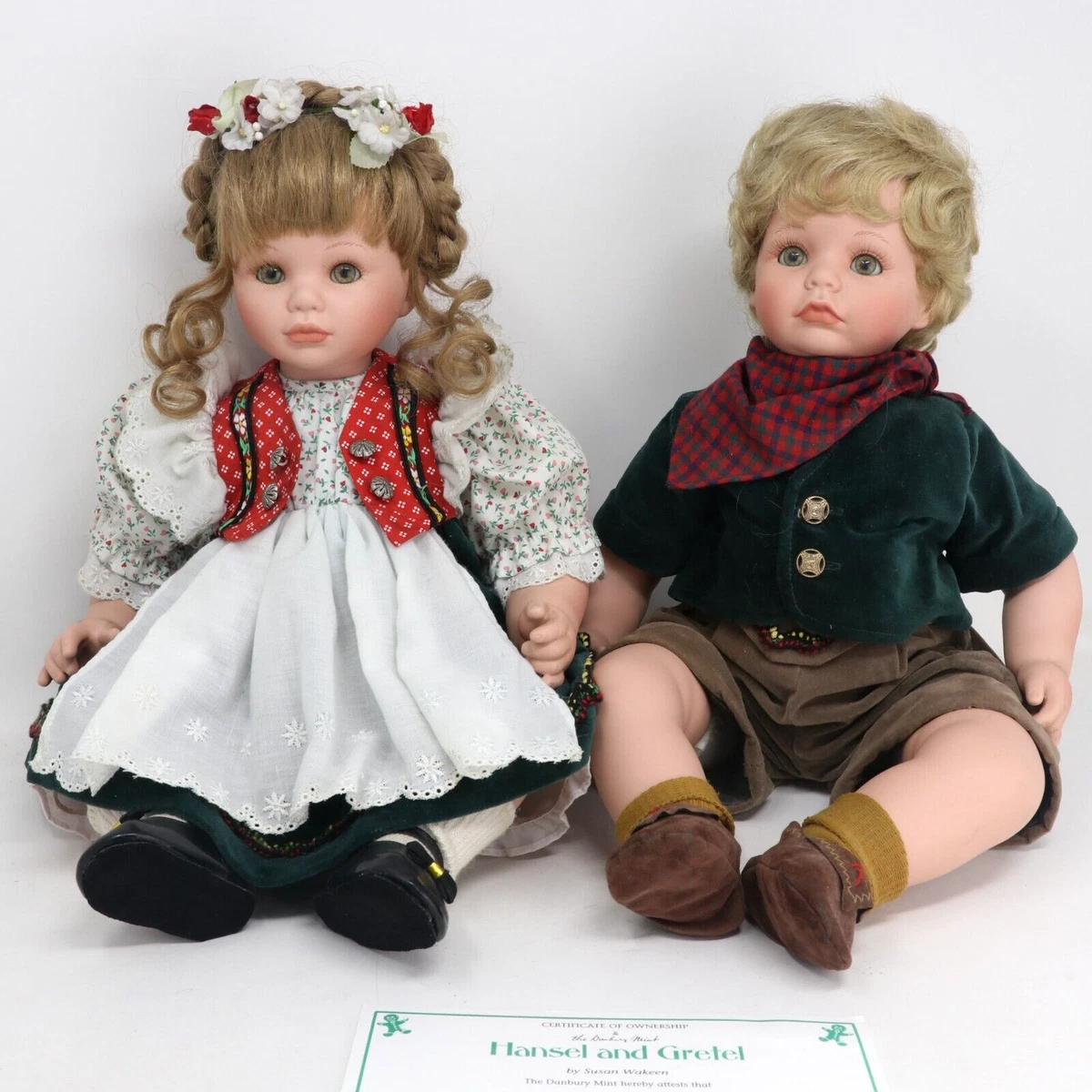 Danbury Mint Hansel Gretel Porcelain Fairy Tale 18