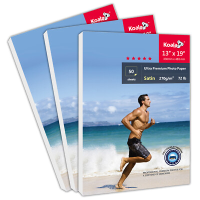 Lot 72lb Koala Ultra Premium Satin Photo Paper 4x6 5x7 8x10 8.5x11 11x17 13x19