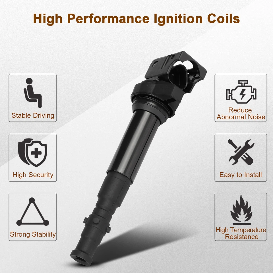 Paquete de 10 bobinas de encendido para BMW M5 M6 5,0 L 2006-2008 2009-2010 UF572 Foto 4 de 4