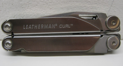 Leatherman Curl Stainless Multi-Tool USA Pliers Knife Excellent USED Condition