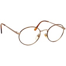 Ralph Lauren Polo Vintage Eyeglasses Classic 108 PF9 Brown/Gold Round 51 20 145