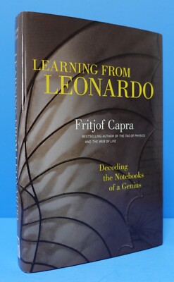 LEARNING FROM LEONARDO BY FRITJOF CAPRA, SIGNED-PERSONALIZED
