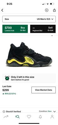 Nike Air Zoom Turf Jet 97 QS Oregon Ducks Sz 10.5 DS Barry  display picture 1