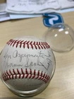 1973 Cleveland Indians Team Signed Baseball Warren Spahn Gaylord Perry  26 total