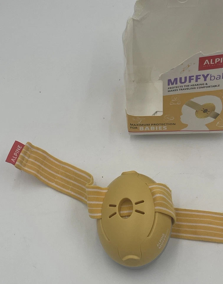Alpine Muffy Protector de Oído para Bebés y Niños Pequeños hasta 36 Meses-Amarillo Foto 2 de 4