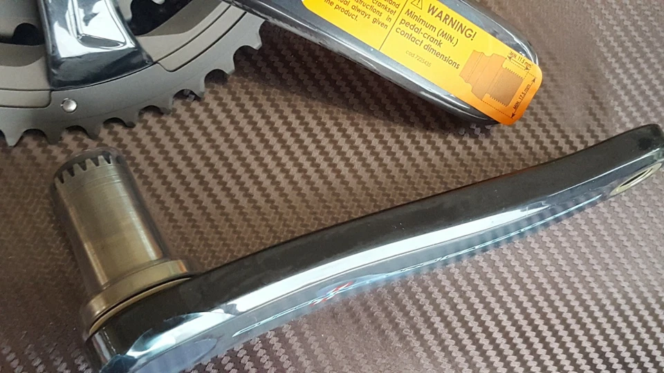 Juego de bielas de carbono Campagnolo Super Record 11s 175 mm Ultra Torque 50/34 Foto 4 de 4