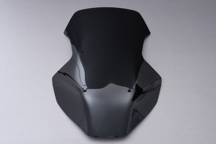 Bulle noire en polycarbonate de 4mm pour moto HONDA ADV 150 2019-2023