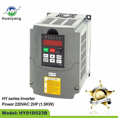 Frequenzumrichter Frequenzumwandler Inverter VFD 230V 1.5KW(2PS) Huanyang HY-