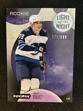 22-23 UD Synergy Hockey Rookie Light Up The Night LNR-MA Jeff Malott /899