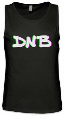 DNB Drum 'N Bass Glitch Herren Tank Top Audio Synthesizer LFO Wave Electro DJ MC