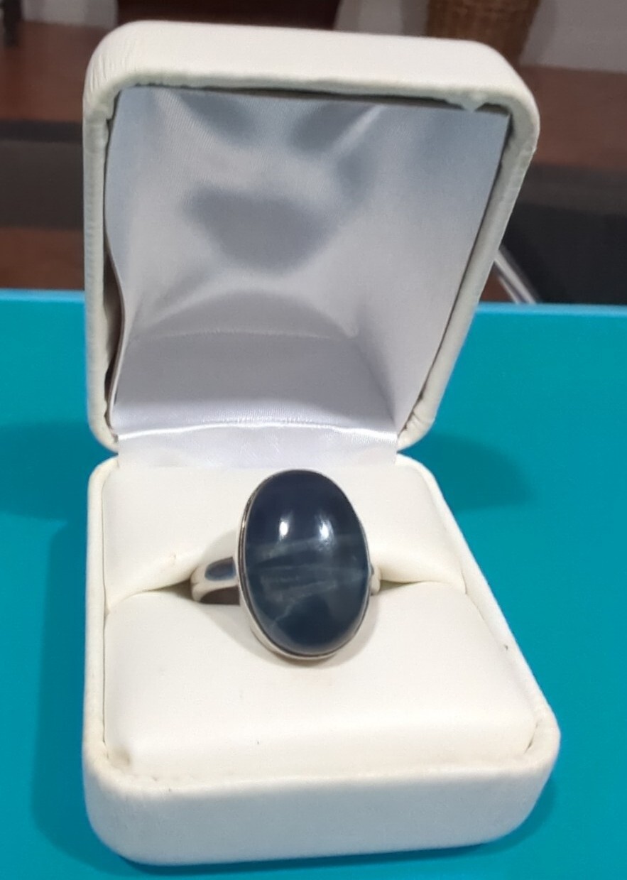 Large LABRADORITE Statement Ring 925 Sterling Sil… - image 9