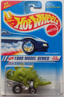1995 Hot Wheels First Edition Speed-A-Saurus 4/12 (Basic Hub Wheels)