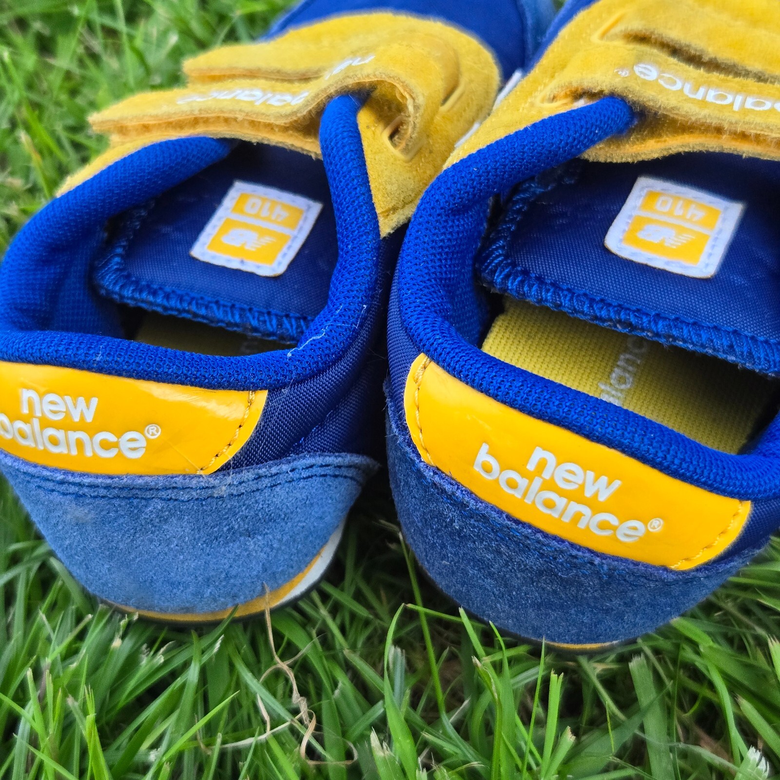 SAOLA Scarpe da tennis New Balance taglia 8 blu giallo