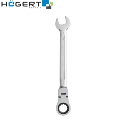 HOGERT TECHNIK Ratchet Spanner Combination Ratchet Wrench Spanners 72T Flexi Head 8mm - 21mm