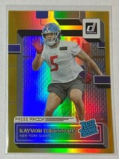 Kayvon Thibodeaux RATED ROOKIE - GOLD HOLO PRESS PROOF - 2022 Donruss Football