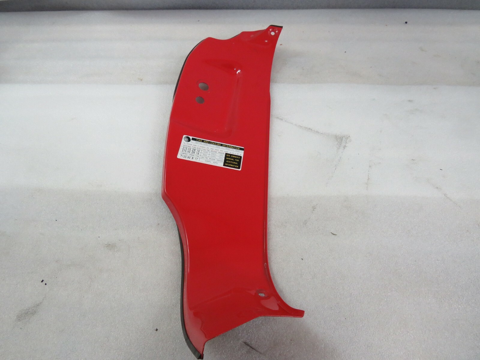 Ferrari 360, RH, Right B-Pillar, Door Jam Metal Trim, Red, Used, P/N 64858811