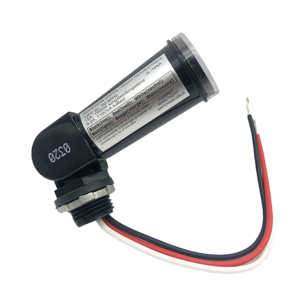 LED 120V Dusk To Dawn Outdoor Swivel Photo Cell Light Control Photocell Sensor