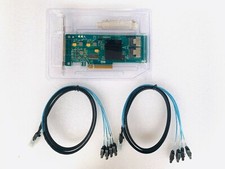 LSI 6Gbps SAS HBA 9211-8I FW P20 IT Mode ZFS FreeNAS unRAID 2 Cable SATA