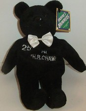 1998 SALVINO'S BAMMERS MARK MC GWIRE 25 BEAN BAG PLUSH BEAR -NEW WITH TAG