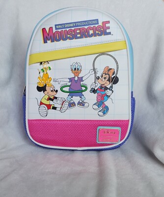 Loungefly Disney Mousercise mini backpack | eBay display picture 1