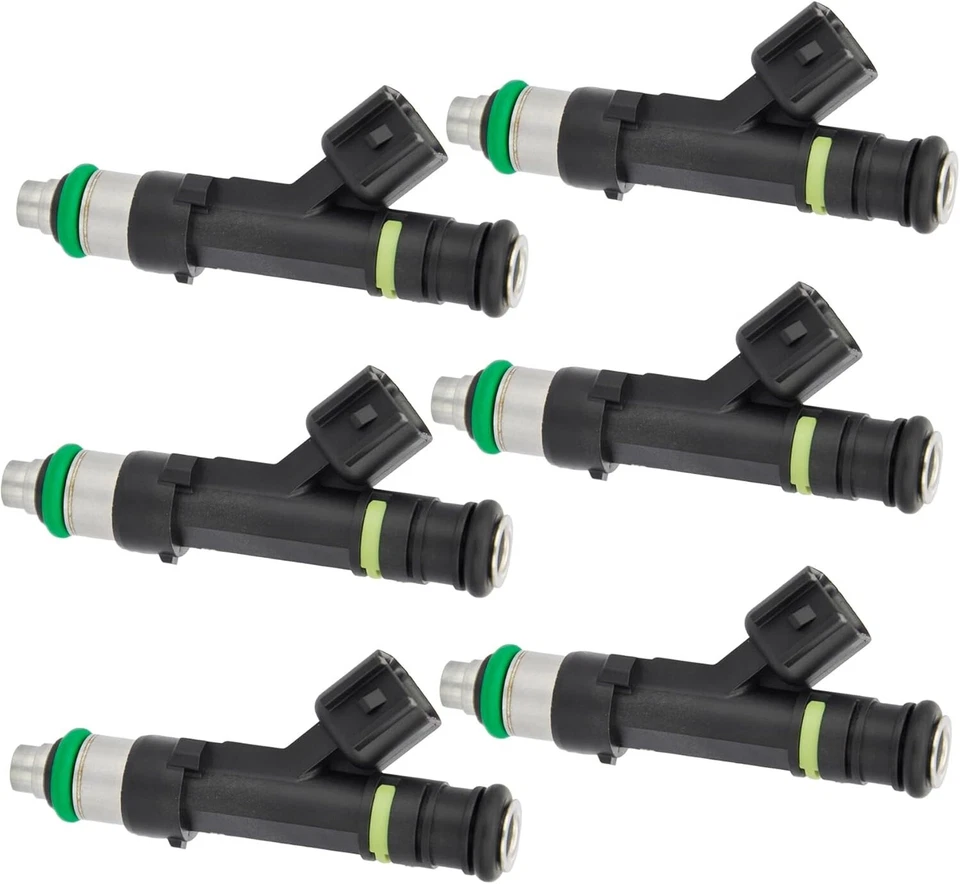 Inyectores de combustible de 6 piezas para Ford Fusion SE 2008 sedán de 4 puertas 3,0 L V6 Foto 3 de 4