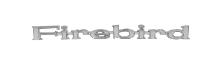 Juego de emblemas de guardabarros delantero con herrajes 1967-1969 Pontiac Firebird Foto 2 de 4