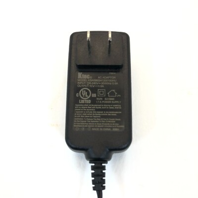 AC Adapter Power Cord Supply By Ktec Charger Cable Wire KSASB0241200150HU Tested