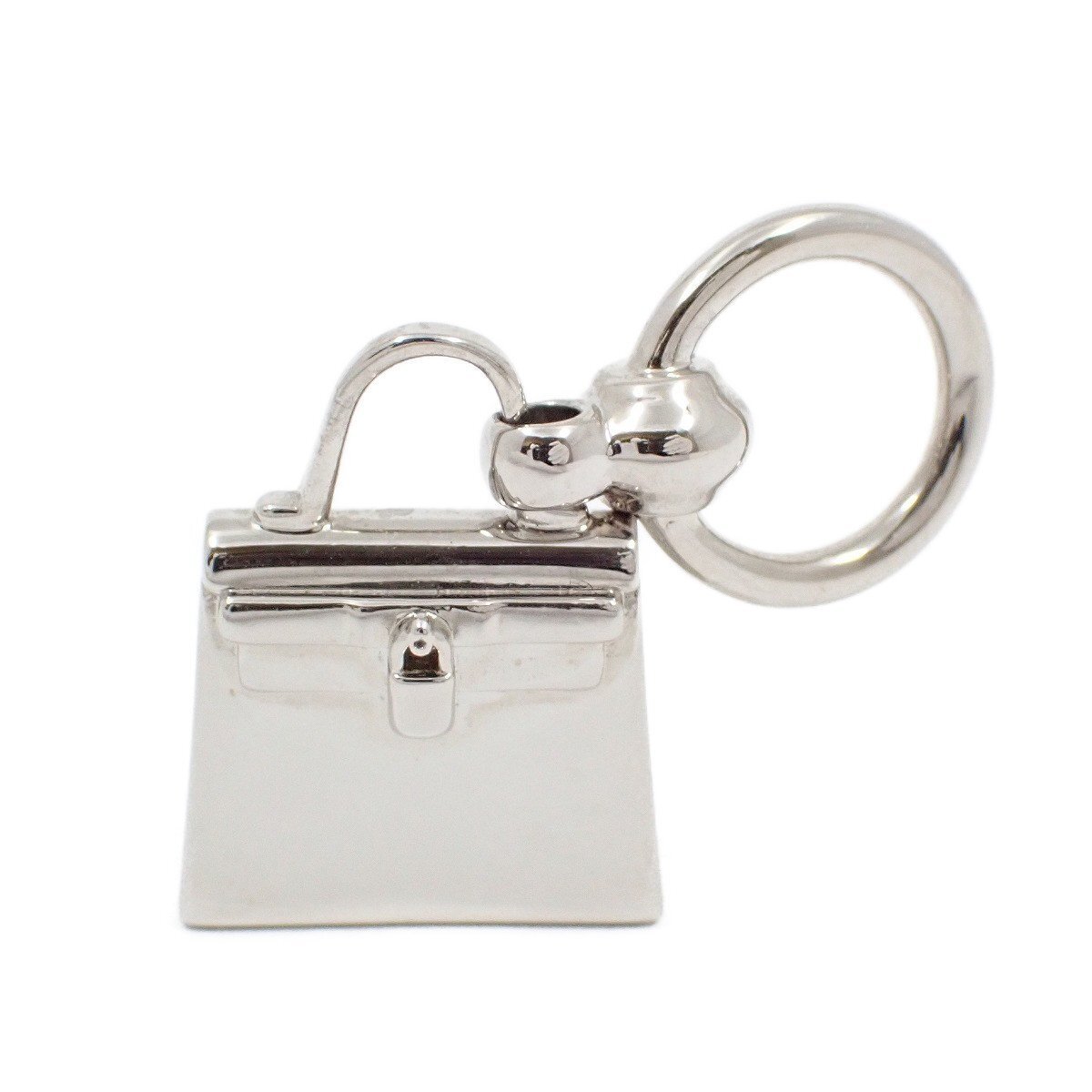 Hermes Mini Kelly Twilly Ring Scarf Silver Hardware Ioki Pawn Shop