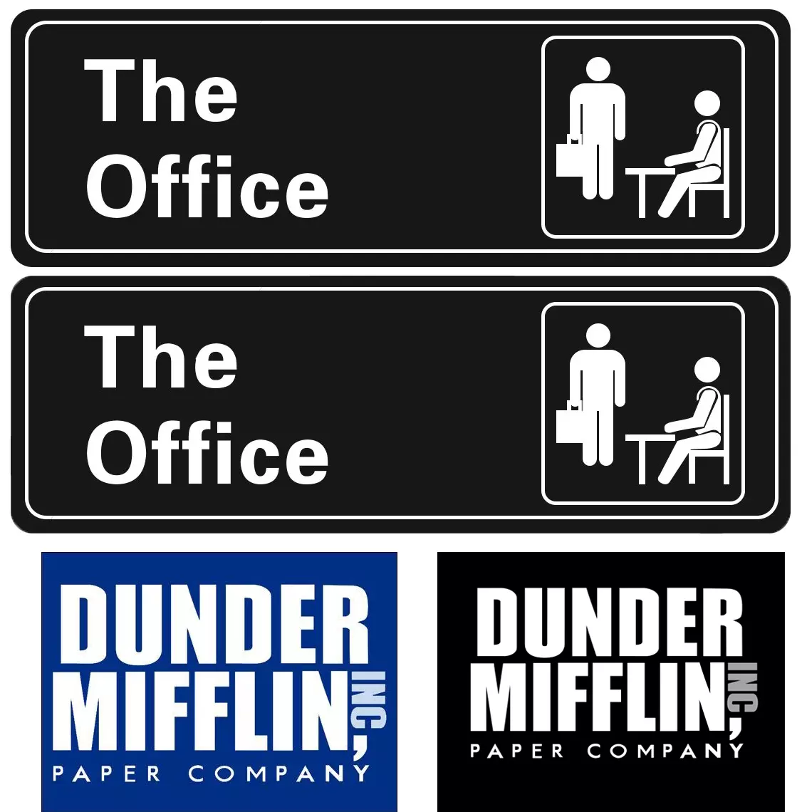  Dunder Mifflin Paper Company Logo Sticker Decal (The