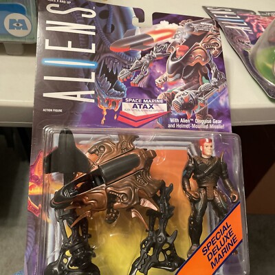 Vintage '92 Aliens Special Space Marine ATAX Disguise Action Figure Kenner 65711